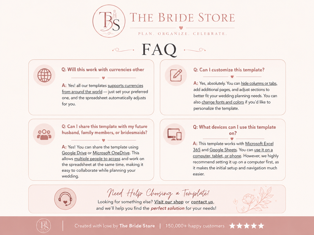 The Ultimate Wedding Planner | Complete Wedding Planning Spreadsheet & Digital Organizer