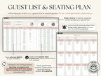 The Ultimate Wedding Planner | Complete Wedding Planning Spreadsheet & Digital Organizer